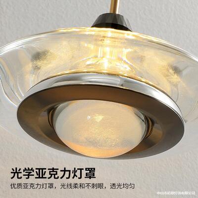 简约10213动现卧室床过头小吊灯触摸可升降入户代玄关道餐厅可移