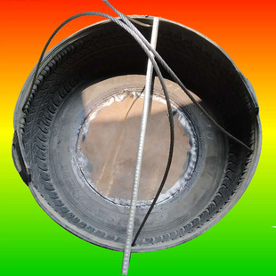 建筑工地吊料皮盆装修吊机用大皮斗子钢丝吊水泥料斗鸡公吊大灰斗