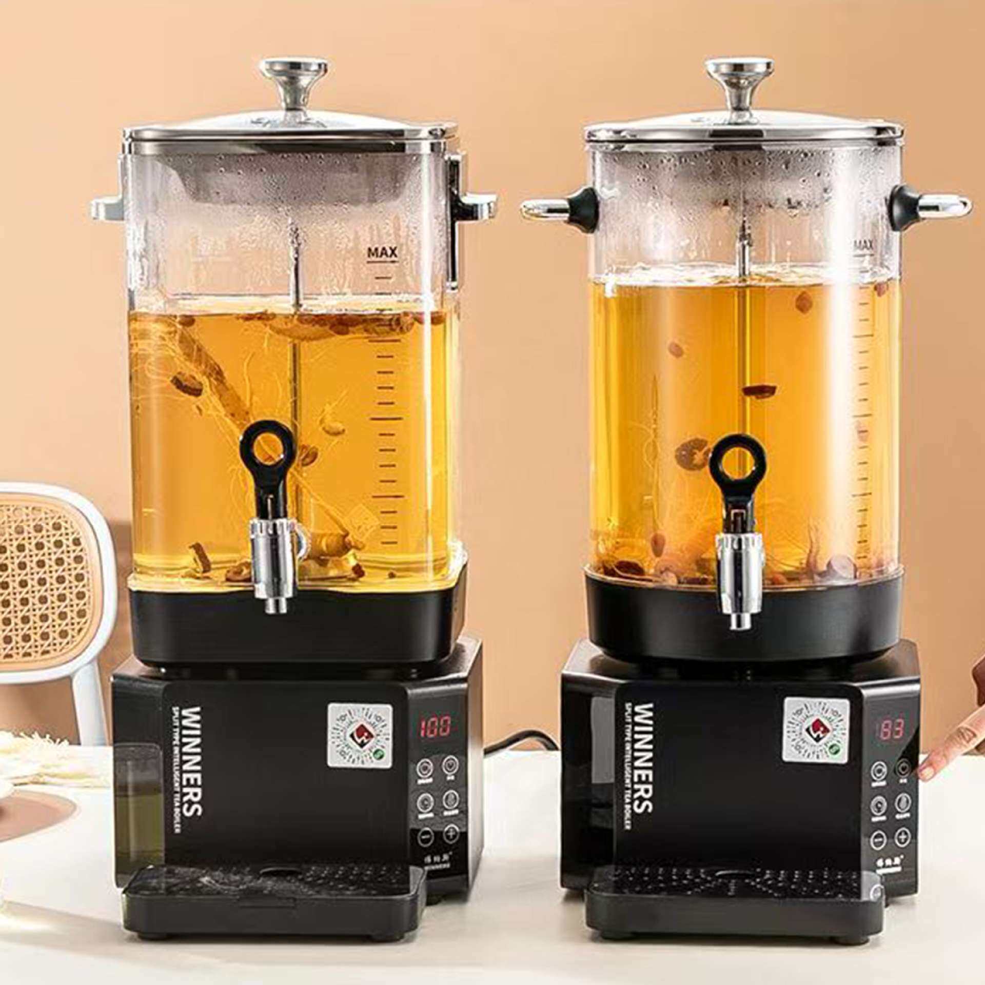煮茶桶 分体可拆卸泡茶桶煮茶器手机控制智能茶桶 电热保温桶