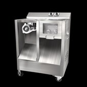 大型绞肉机商用大功率打肉机自动切肉两用多功能电动绞切罐一体机