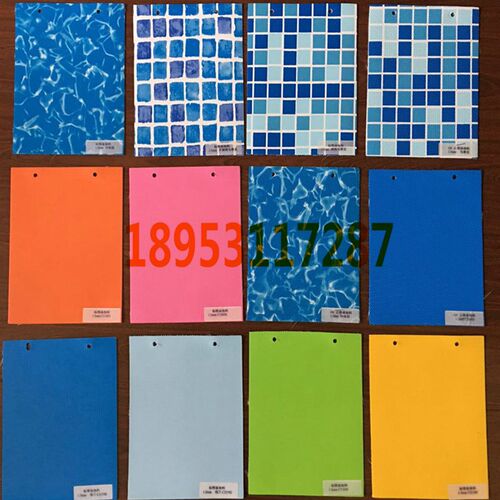 游泳池胶膜PVC泳池胶膜施工水上乐园防水胶膜PVC防水胶膜定制厂家