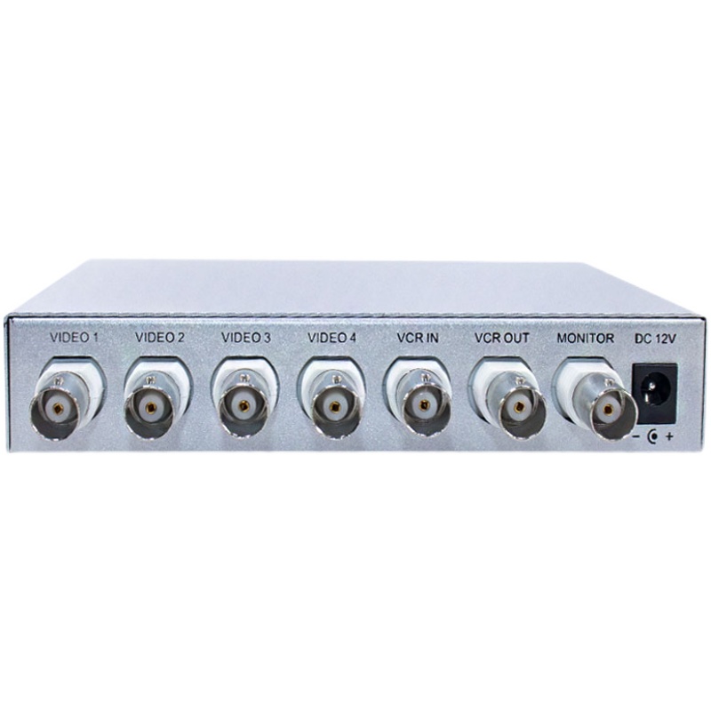 BNC画面分割器路视频分屏器四画面切换器二三路信号切换器多模式