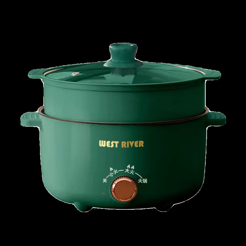 全自动一体式电火锅家用电炒锅多功能小电煮锅宿舍煮饭面电锅