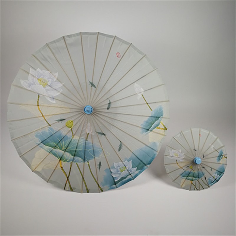 春早精品绸布伞工艺伞油纸伞舞蹈伞道具伞古风汉服伞吊顶装饰伞