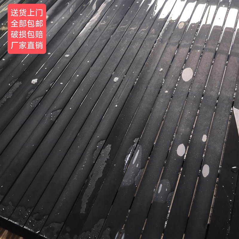 黑色人造大理石水磨石分隔条分隔条黑红灰地面分格条岩板条瓷砖条