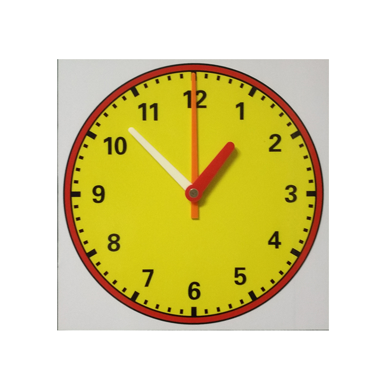 磁性钟面教具 钟表黑板贴 指针模型时钟贴 钟面教学 学习钟表