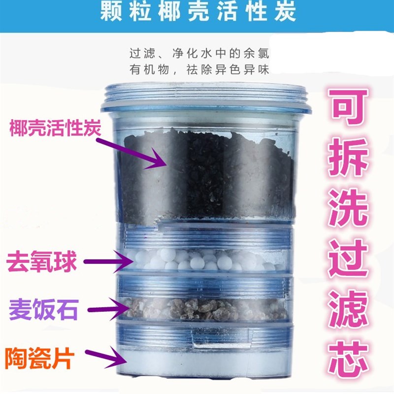 饮水机过滤桶滤芯自来水净水器净化器优质活性炭可拆洗