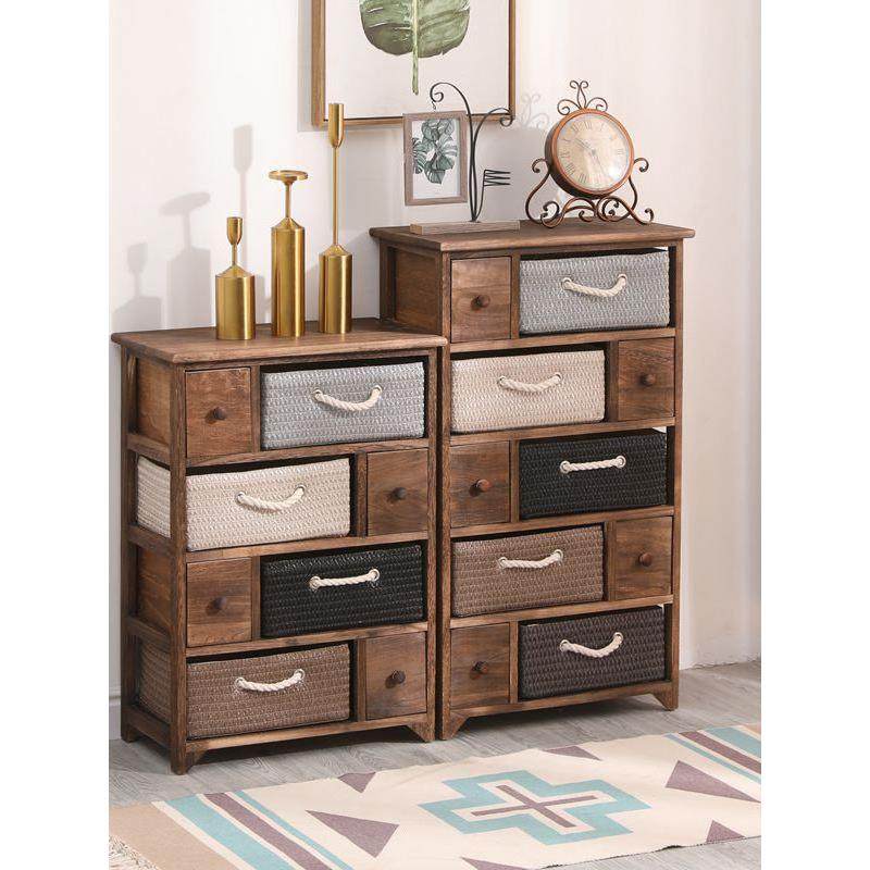 实木简易床头柜小型卧室抽屉式斗柜边角窄柜客厅藤编储物收纳柜子,鲜花速递/花卉仿真/绿植园艺,割草机/草坪机,淘宝优惠券,粉丝福利购,淘宝优惠卷