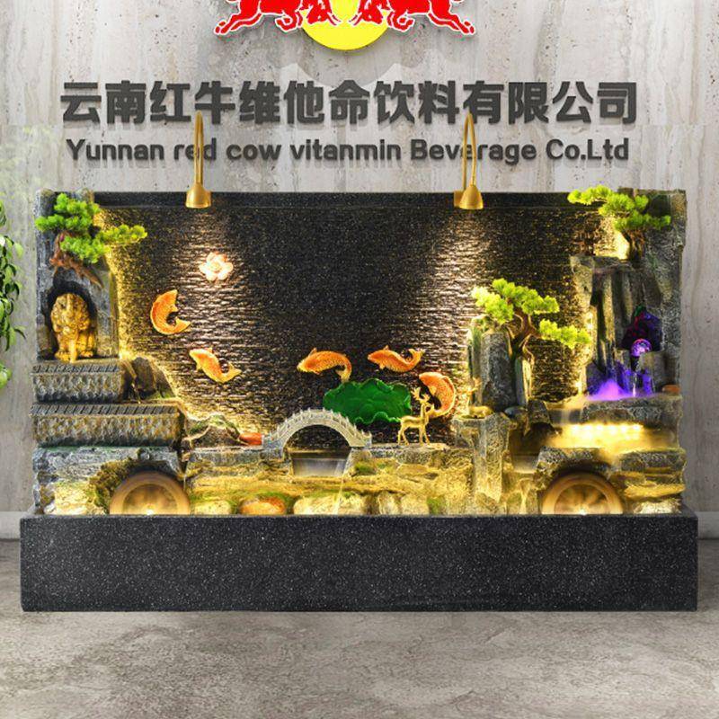 大型水幕墙摆件屏风隔断景观流水喷泉庭院花园公司酒店客厅装饰品