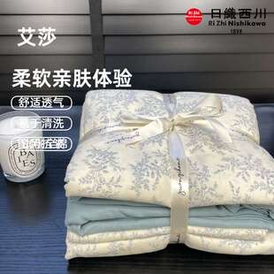 直播爆款A类母婴级全棉纯棉双层纱四件套学生儿童宿舍三件套被套