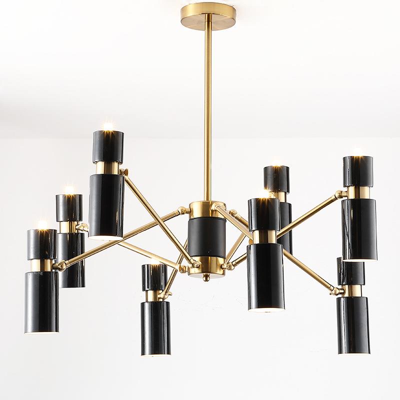 后现代简约金属创意餐厅客厅卧室吊灯咖啡厅吧台实体店艺术吊灯