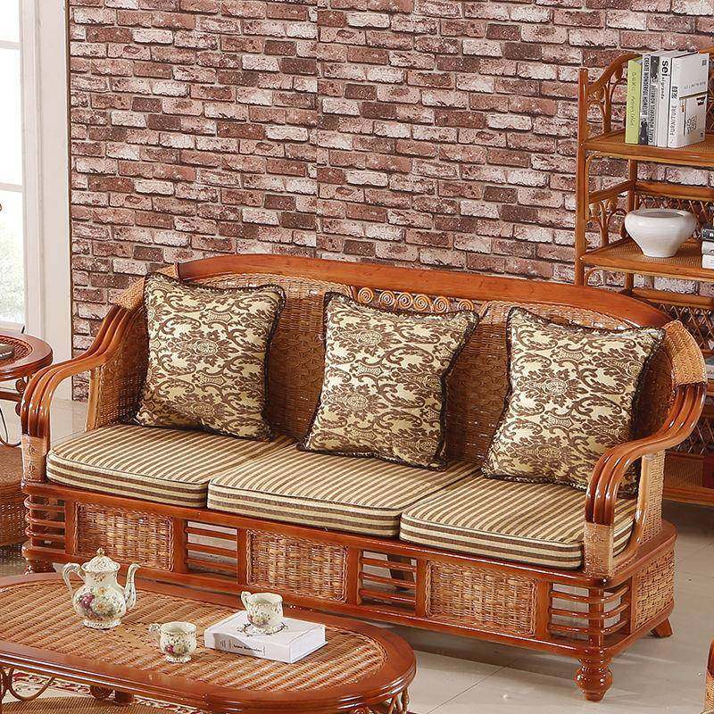 东南亚藤编沙发高档藤椅沙发客厅休沙三沙发家发WYQ用闲家具人腾,商业/办公家具,商用藤编家具,淘宝优惠券,粉丝福利购,淘宝优惠卷
