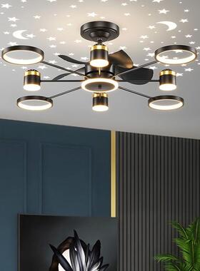 电扇灯饭厅餐桌厅灯客厅餐餐厅吊灯大SSS厅主灯02新款风5扇2灯吊