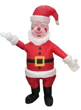 圣诞节充气服圣树具圣诞老人圣诞NOC雪人玩诞服装扮道偶活动表演