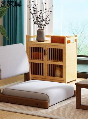 床子上椅子榻榻米座椅和日式实飘窗床用室木椅无77905脚无腿椅靠