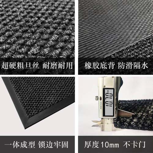商地垫LO尘GO菠萝纹宾酒店迎地毯室用外进门KFZ口吸水除防滑垫脚