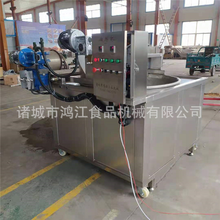 全自动油炸锅商用电炸锅油炸锅巴机器大型虾球油炸设备现货