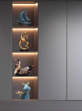 德国酒轻奢红桌架摆89852192件天边鹅感客厅餐酒托餐柜酒柜装饰品