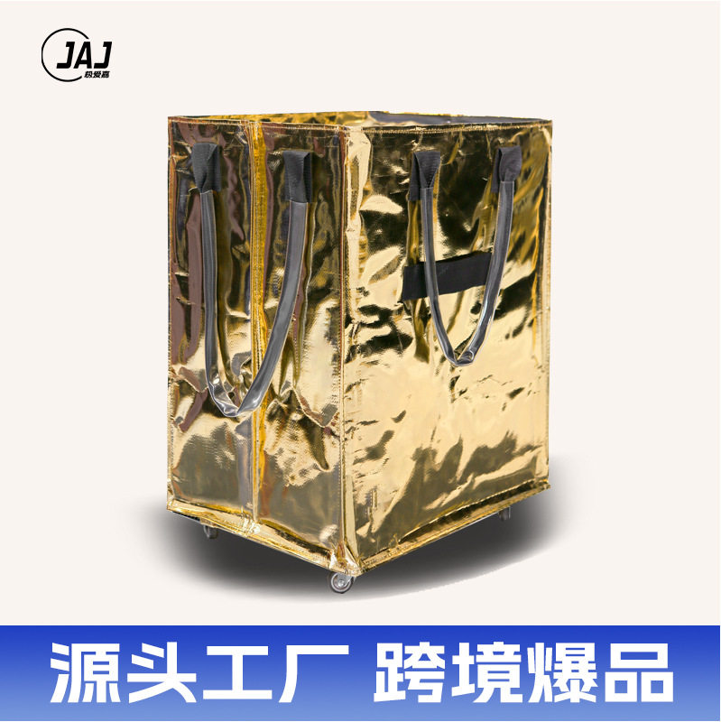 买菜拉车袋超市购物车露营可折叠手拉车浩肯包多功能带轮行李包袋