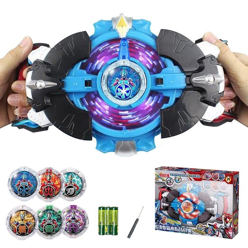 日版PB罗布回旋闪光变身器陀螺仪DX水晶玩具套装美剑莎姬版