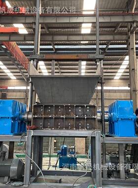 160型JFV双轴撕碎机稻0草树根芦苇撕固碎铝机合金型材门窗废撕碎