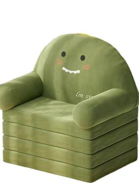 童沙可爱卡通懒人折叠小沙发床NVF孩女孩公主儿宝发宝幼儿两用小