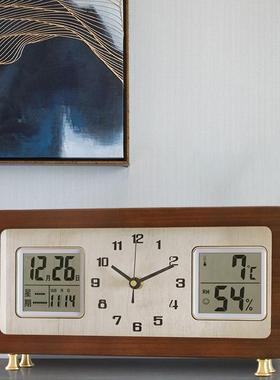 2025款座钟摆件音台式桌面简约时钟尚F9759H66新钟表台钟家用创意