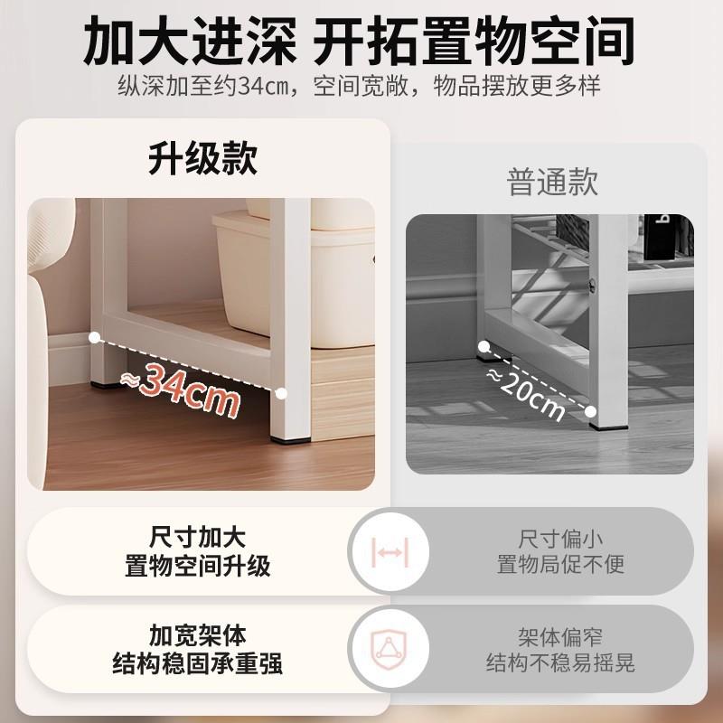 架打印置物架落地展多层收纳机办公室YFN示架靠墙储物柜小架子矮