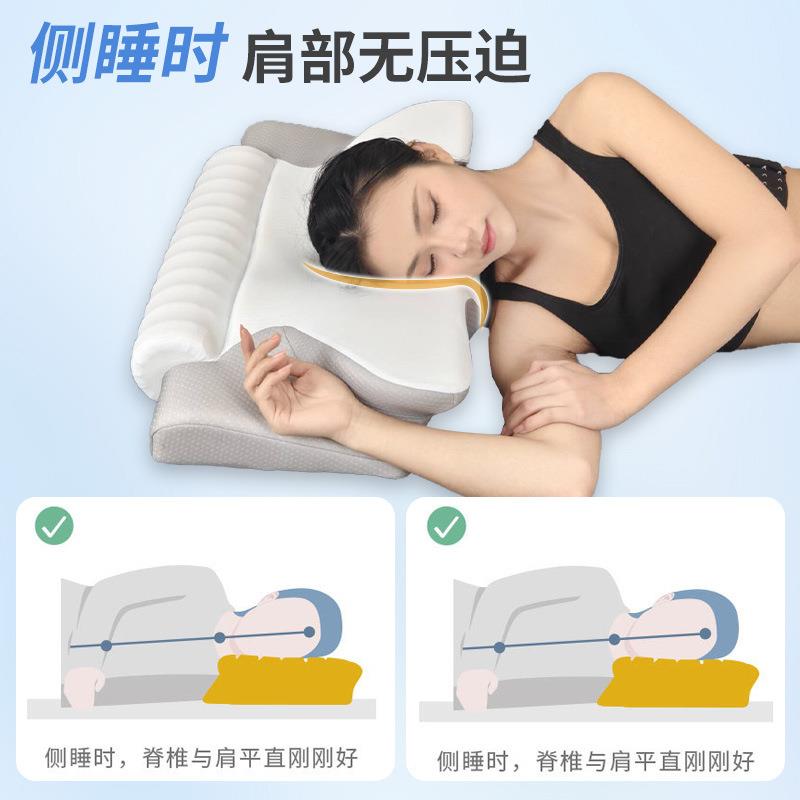 合圆柱记MDZT2504枕慢回弹记忆棉忆枕头二一记忆海绵枕