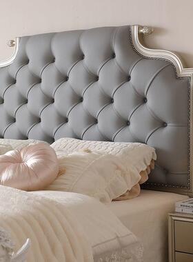 油法式轻奢木床奶1OYP风.5米双实人1.8米主卧2.2米牛角床美式公主