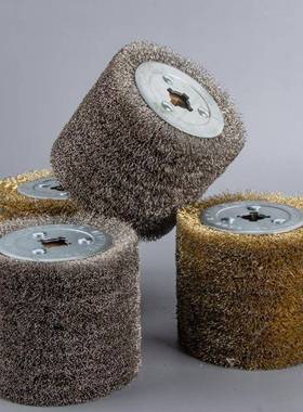 锈木纹还原ZGU丝拉丝轮光抛轮拉丝机专用不钢拉钢丝轮木材开放漆