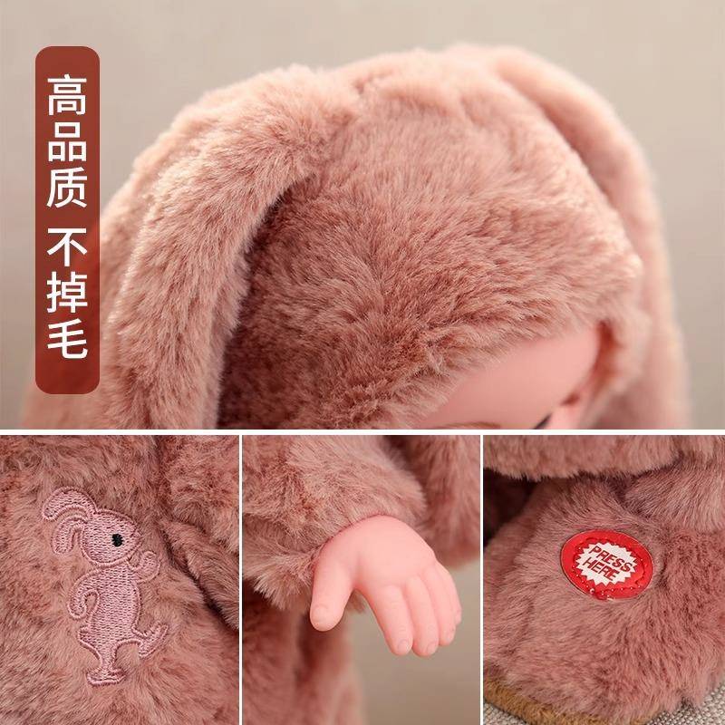 童会说话娃娃宝智能仿真软胶婴儿OEH宝洋娃娃会走路的唱歌女儿孩