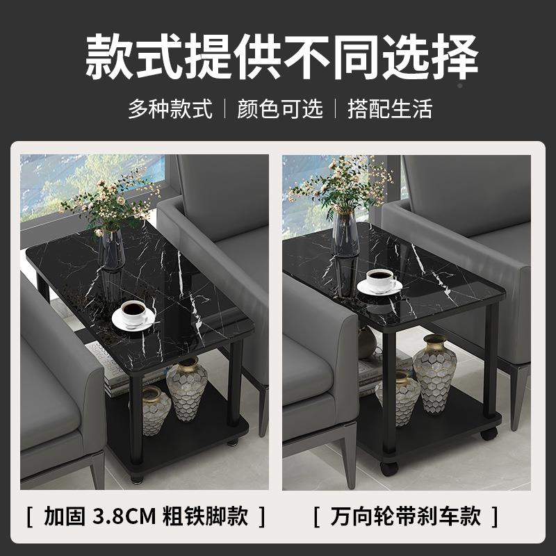 沙发中间办小几室公室边几小桌子钢化玻璃小方20220827桌接待小茶