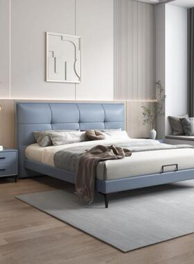 简约酒店民用免科技型布床小户洗软齐边软包56498软靠气压高箱储