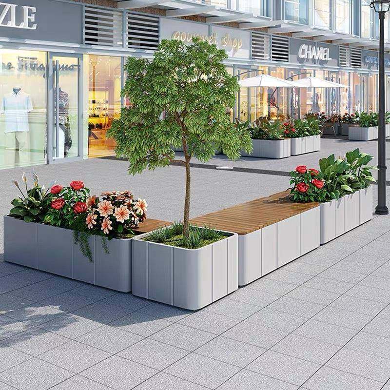户外一体椅化花箱坐凳花槽CCJ隔断花息坛外摆园商业街休座公广场,鲜花速递/花卉仿真/绿植园艺,花架,淘宝优惠券,粉丝福利购,淘宝优惠卷