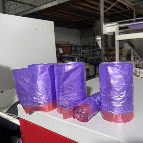 动家用穿绳袋垃袋制袋穿绳袋制机八折穿连卷绳圾袋制袋机自收卷制