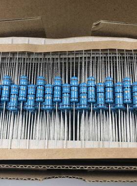 金属膜插件电阻2W%1R12.2R519+.1R01R51R金膜电阻全系列现货