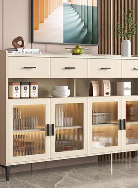 20cm岩板边碗柜餐家用厨房置物柜储VMK柜客餐物厅收纳柜靠墙柜柜