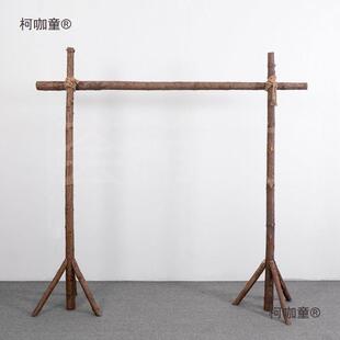 场景木架装饰台方门背景区迎宾展婚庆木柯咖童置质架拱门道具布t