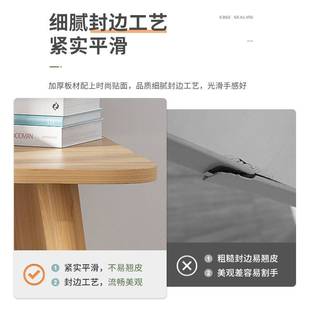 书桌书架一体学生家用写字桌简约卧室学习桌子简易办公台式电脑桌