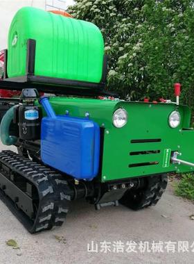 履带锄式果园草耕地机KXB棚内可遥控行走用开沟机农春耕犁大地起