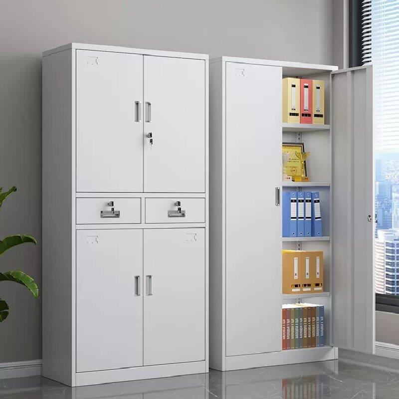 办公室文件资料铁皮子书收纳IBI柜财本柜更柜衣放置柜带锁务储存