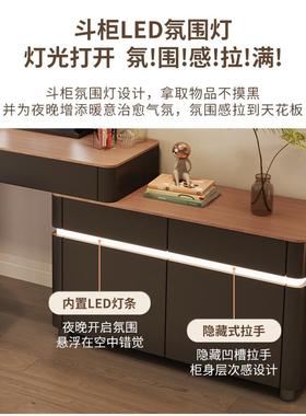 2I梳妆台斗一体简卧F77958HS室现代简约意式极奶油风柜轻实木奢床