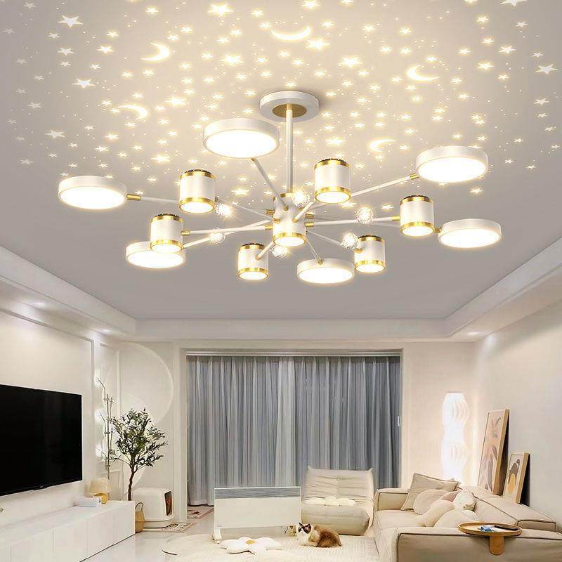 dp新UGF款客厅吊灯简现代具大气网红led客约厅主灯p智能灯组合全