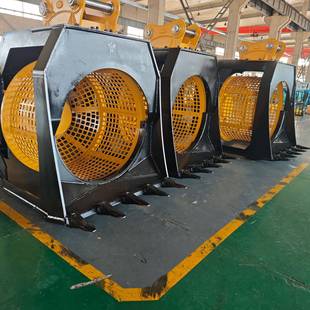 迪悍挖机掘WEB筛掘分斗挖分机配件大全微挖属具挖机筛斗矿石筛分