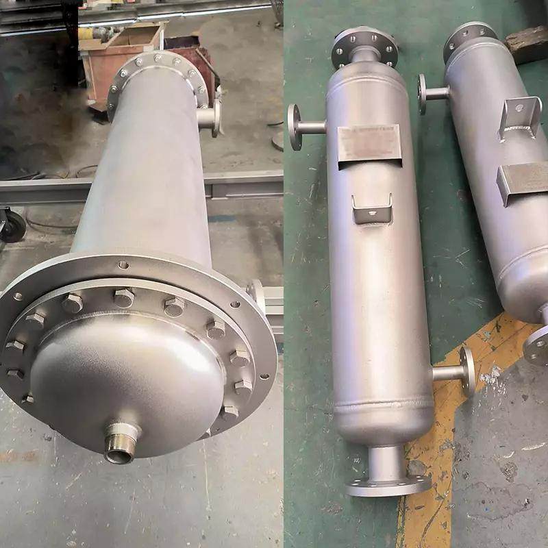 哈氏合金换QLU热器氨气交化工冷凝器螺缠绕旋管式油冷却器热换器