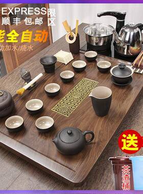 WG整6Q全自茶烧水壶一体茶具动套装家用客厅盘功夫泡茶台套F7665M