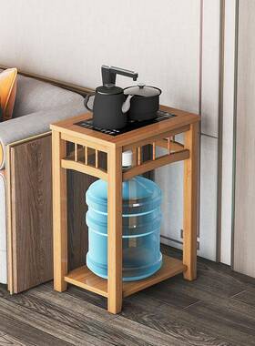 茶水架柜客厅沙发边几WJW简易小小茶桌边泡柜家用茶水烧水茶一体