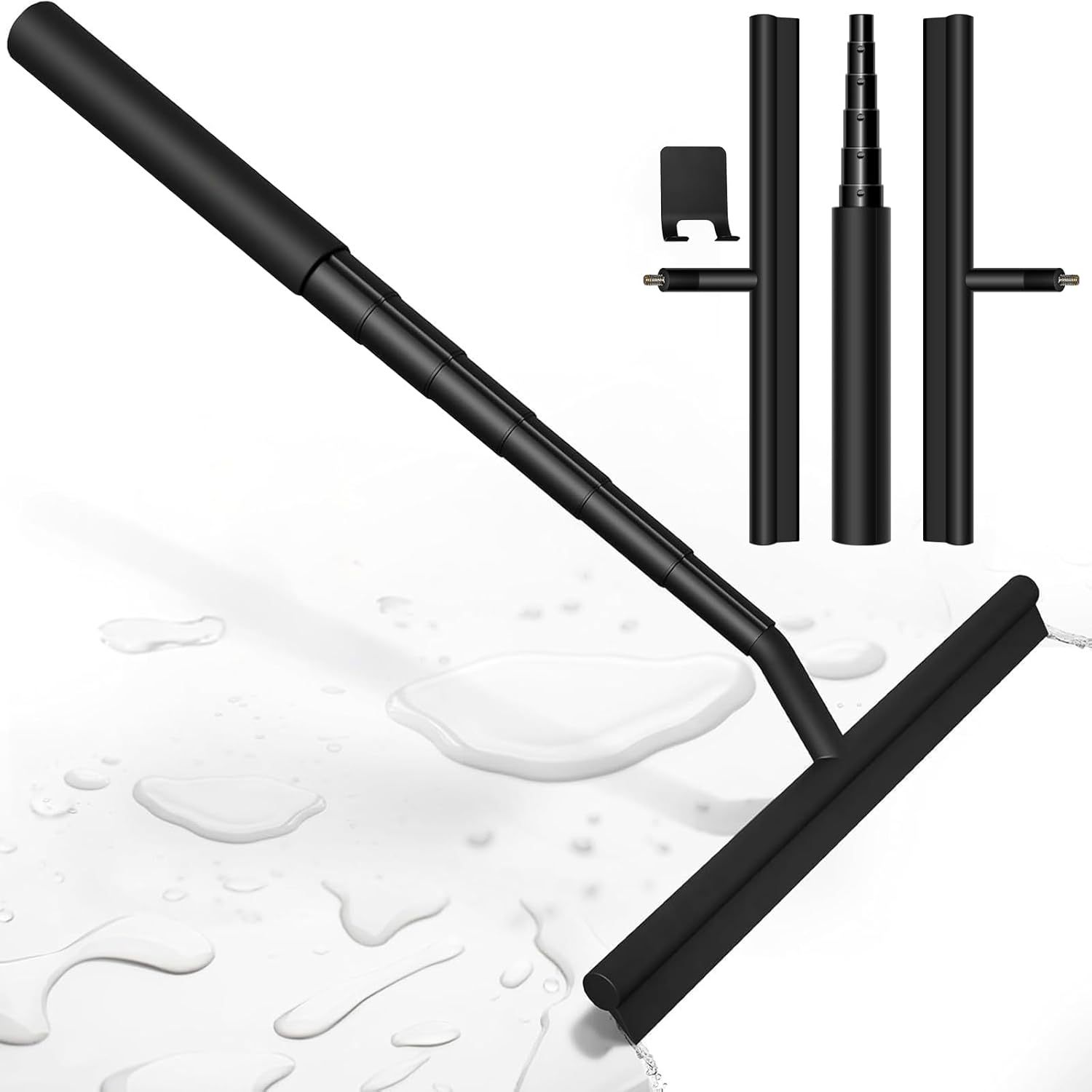 不锈钢雨刮擦玻璃器家用浴室刮水器锌合金刮窗器玻璃清洁器玻璃刮