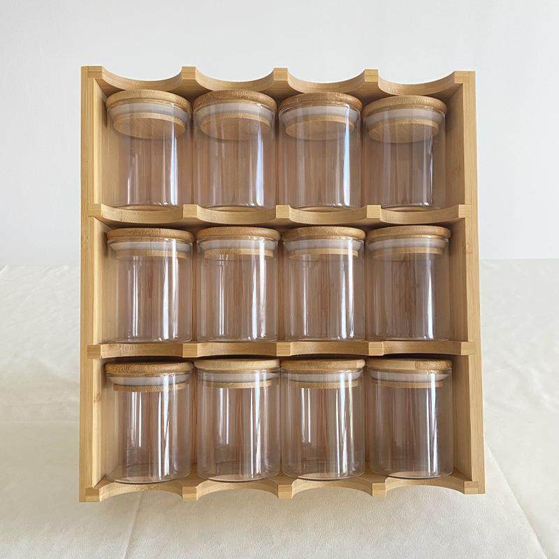 现竹制厨房12格调料架竹香货料架NZ284-1调厨房桌面物架收纳实置,厨房/烹饪用具,调料置物架,淘宝优惠券,粉丝福利购,淘宝优惠卷